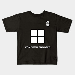 Computer engineer software engineers Kids T-Shirt
